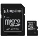 Kingston microSD 8 Go High Capacity + adaptateur SD