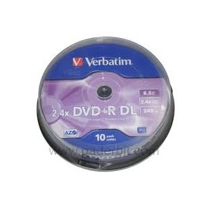 1 DVD+R Double Couche 8.5Go Verbatim