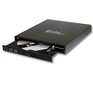 Boîtier externe USB v2.0 pour graveur/lecteur CD/DVD SATA SLIM
