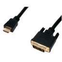 Câble DVI M / HDMI M 1.80m