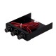 Rhéobus noir pour boîtier PC Silverstone SST-FP33B 
