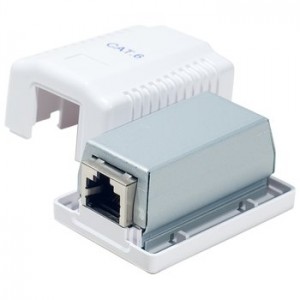 Boitier mural 1 port RJ45 cat6