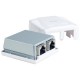 Boitier mural 2 ports RJ45 cat6