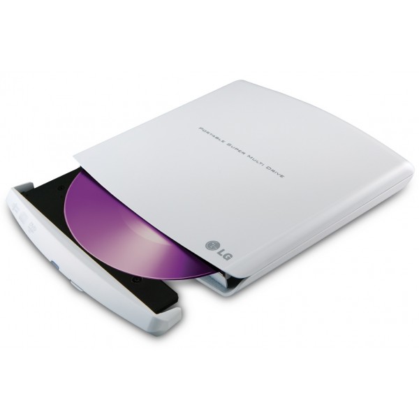 Lecteur dvd externe, lecteur usb portable 3.0 Cd / dvd + / -rw pour  ordinateur portable, graveur de cd (blanc)