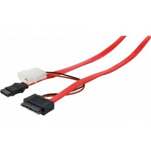 Adaptateur Molex / SATA vers slim DVD 50cm