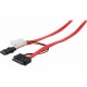 Adaptateur Molex / SATA vers slim DVD 50cm